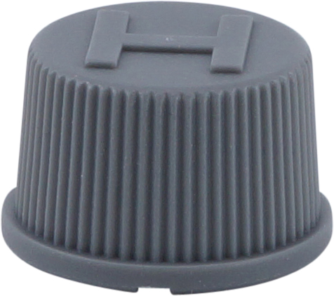 VALVE CAP, DENSO, R134A, DISCHARGE, GREY (SINGLE)