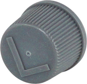 VALVE CAP, DENSO, R134A, SUCTION, GREY (PACK OF 10)
