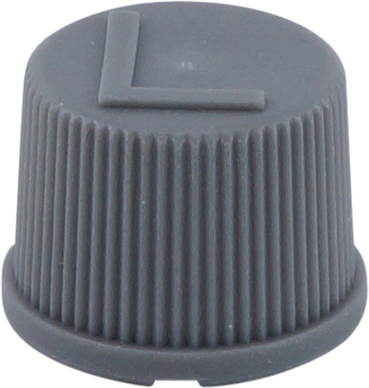 VALVE CAP, DENSO, R134A, SUCTION, GREY (SINGLE)