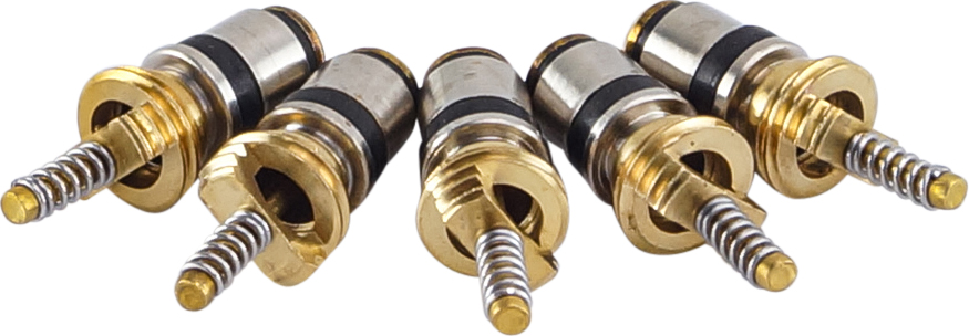 VALVE CORE, R134A, M8,HIGH FLOW, LARGE, PEUGEOT, RENAULT (PACK)