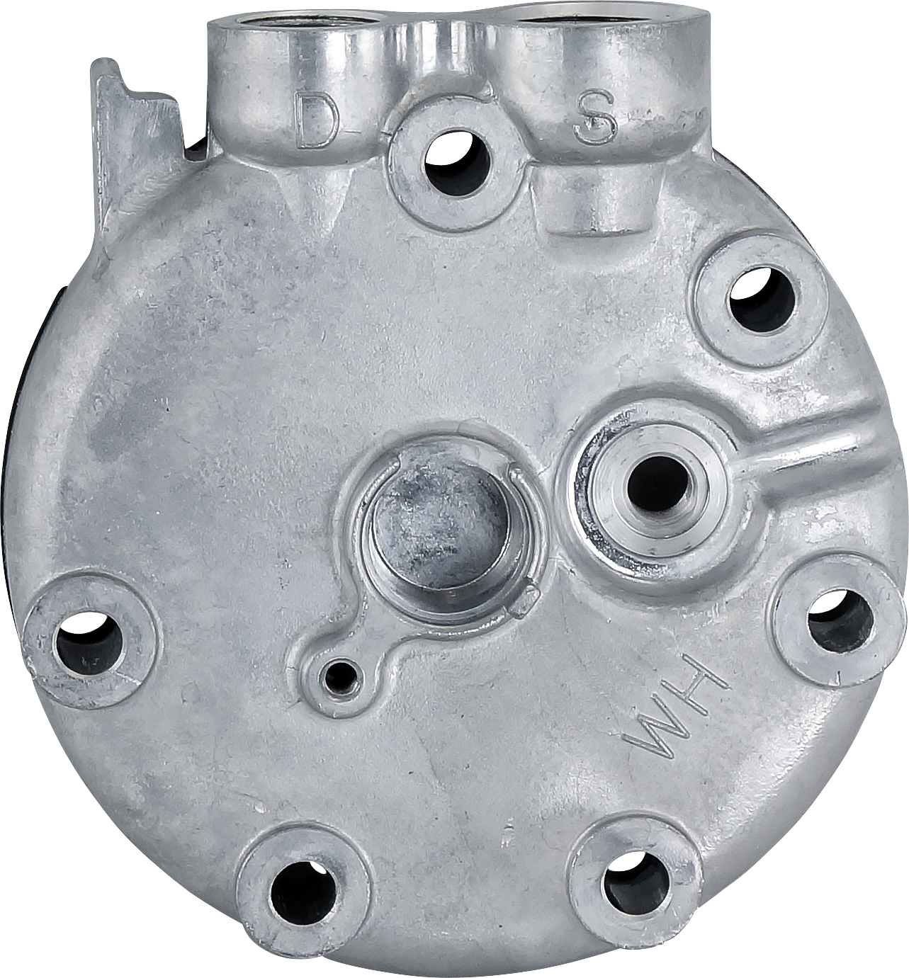 HEAD, COMPRESSOR, SANDEN SD7H13 SD7H15, VERTICAL FEM O-RING 709, R134A WH