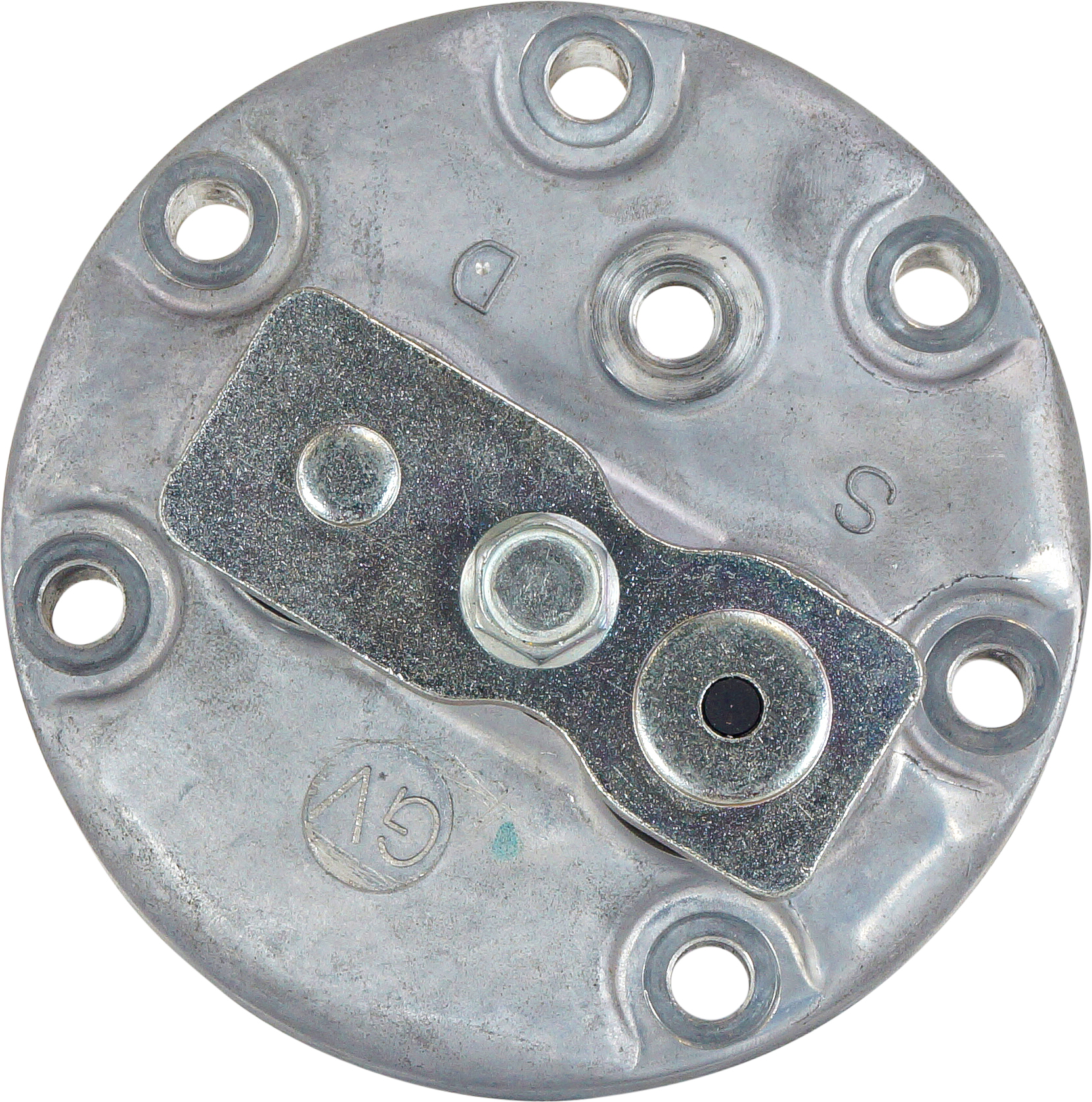 HEAD COMPRESSOR, SANDEN SD708, SD709, 7H15 GM HORIZONTAL PAD, R134A GV