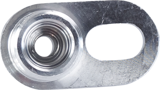 FITTING, CONDENSER, DRIER, DENSO, #6 MIOR, R134A PAD, LIQUID, 10.16MM OD PAD
