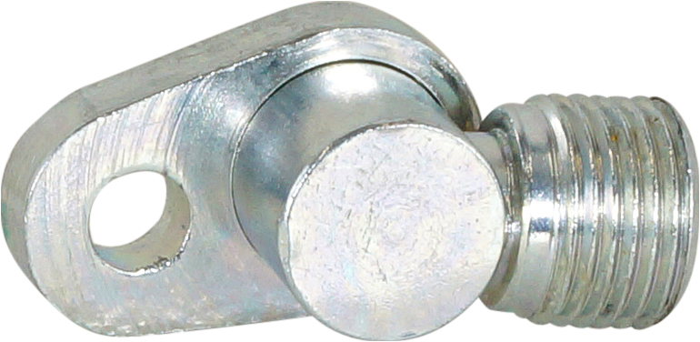 FITTING, COMPRESSOR, DENSO, #6 MIOR, R134A PAD, LIQUID, 10.06MM OD, 90 DEG SWIVEL