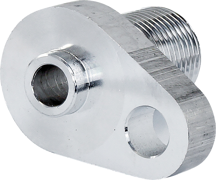 FITTING, COMPRESSOR, SANDEN, #8 MIOR, SDB PAD, DISCHARGE