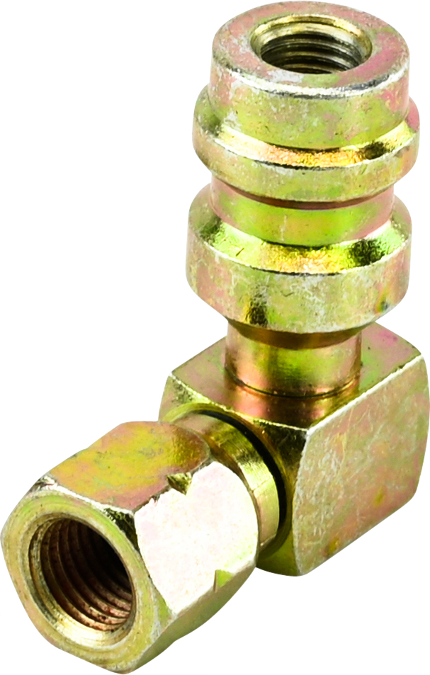 RETROFIT ADAPTOR, HIGH SIDE, R134A, 3/16 INCH FEM FLARE, 90 DEG (PACK)