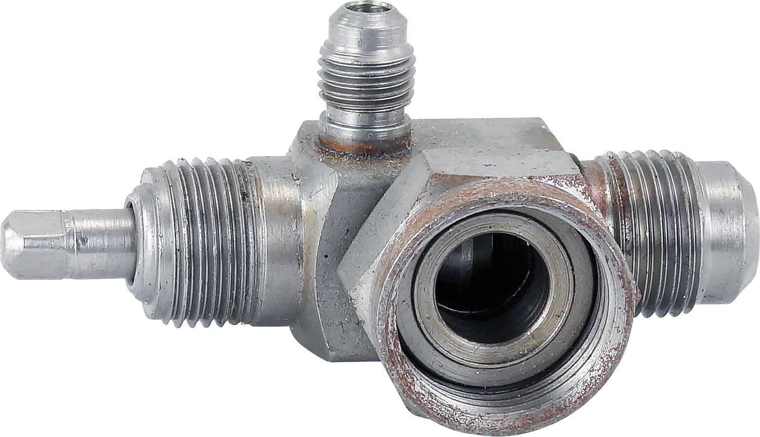 FITTING, COMPRESSOR, CONVERSION, ROTOLOC-MF #8, BACKSEAT, HORIZONTAL R12 1/4MF ACCESS
