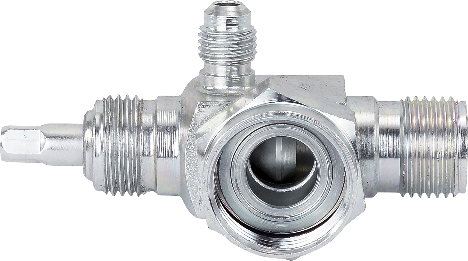 FITTING, COMPRESSOR, CONVERSION, ROTOLOC-MIO #8, BACKSEAT, HORIZONTAL R12 1/4MF ACCESS