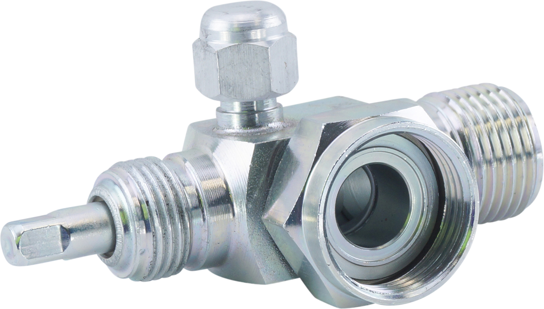 FITTING, COMPRESSOR, CONVERSION, ROTOLOC-MIO #10, BACKSEAT, HORIZONTAL R12 1/4MF ACCESS