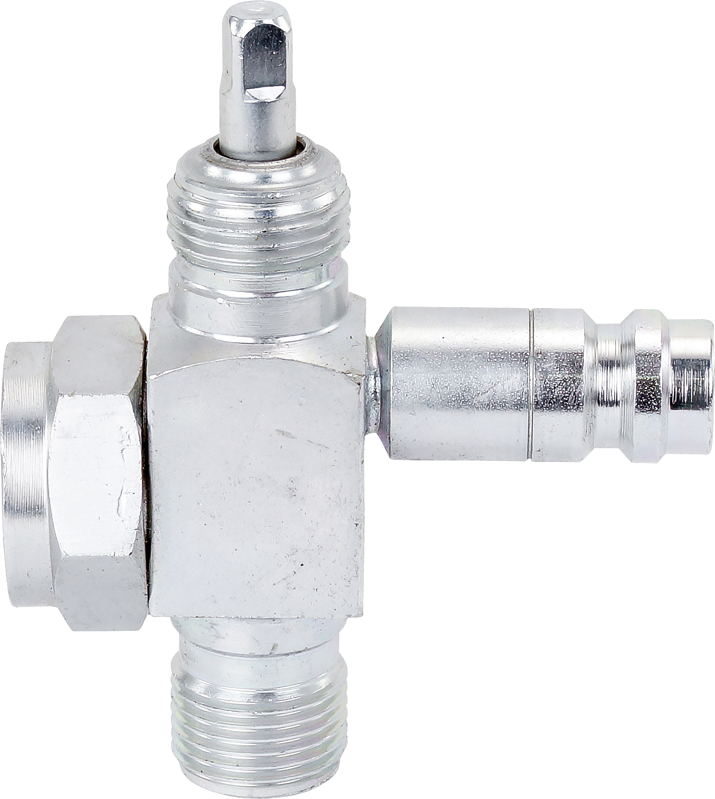 FITTING, COMPRESSOR, CONVERSION, ROTOLOC-MIO #8, BACKSEAT, VERTICAL R134A ACCESS