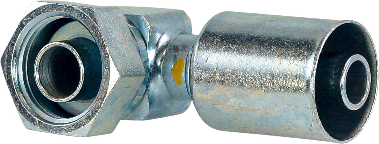 TUBE-O-BEADLOCK, 90 DEG, #10, ALUMINIUM, STANDARD