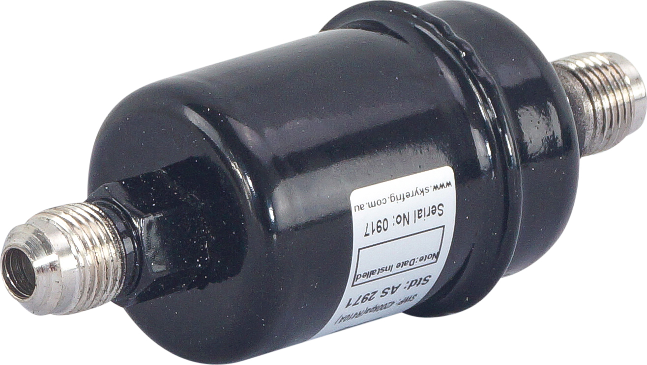 DRIER, MF-MF IN-LINE #6 MF (3/8), BODY 65X45MM, TOTAL LENGTH 120MM, SKY