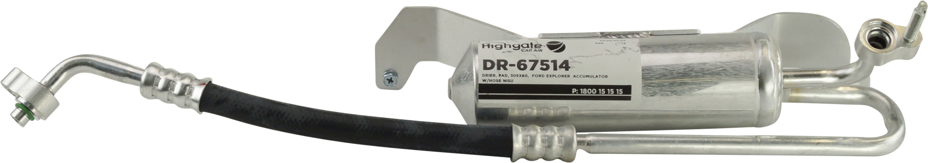 DRIER, ACCUMULATOR, PAD, 305X60, FORD EXPLORER, WITH HOSE