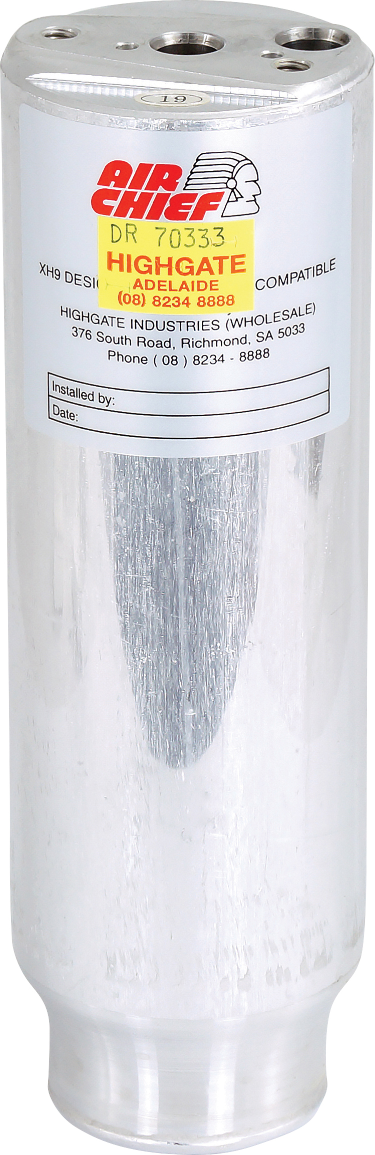DRIER, PAD NIPPON DENSO R134A TYPE, 185X60, GENUINE DENSO