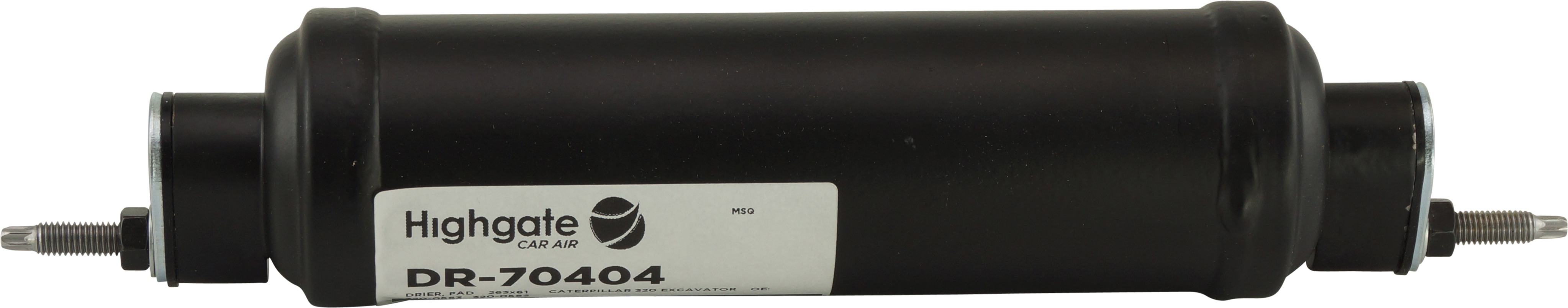 DRIER, PAD, 263X61, CATERPILLAR 320 EXCAVATOR, INCLUDES ORIFICE