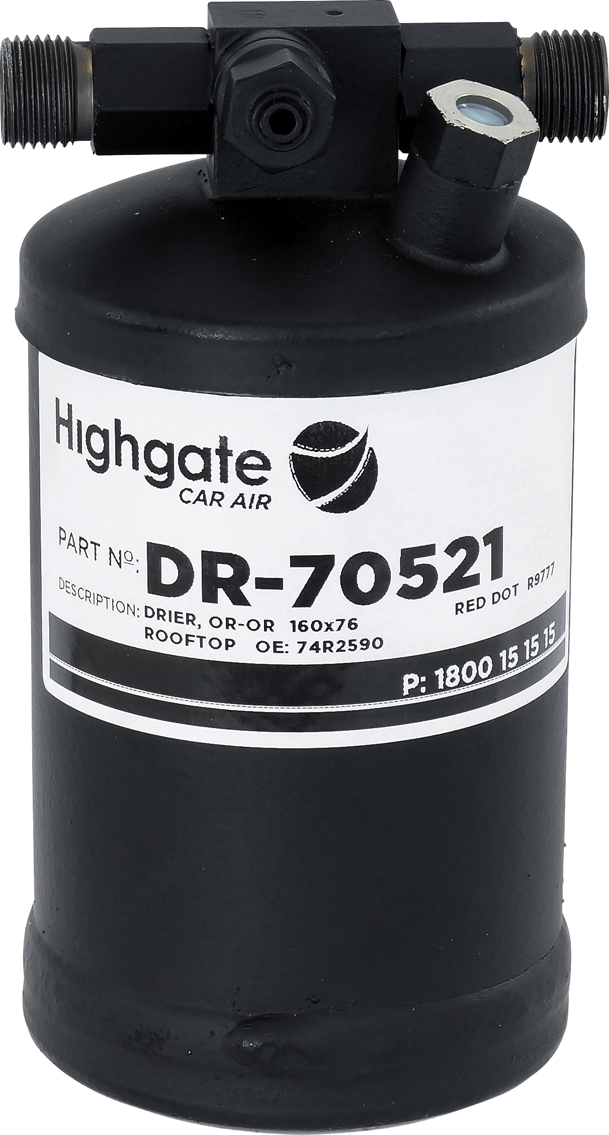 DRIER, OR-OR, 160X76, RED DOT R6100, R6101, R9777 ROOFTOP