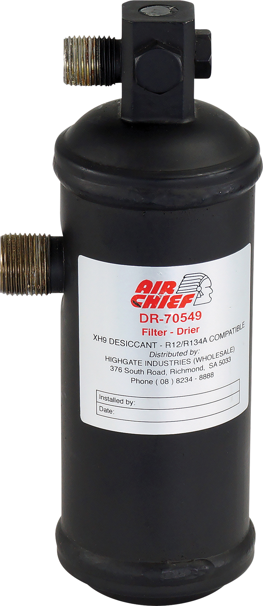 DRIER, SIGMA, ROOFTOP  CONDENSER, TCF7, 3/8 24UNF165MM HIGH