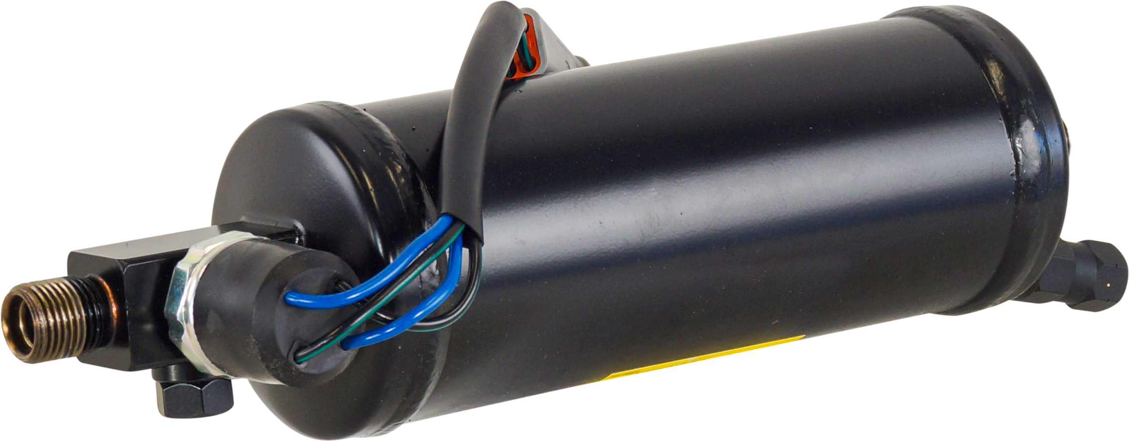 DRIER, OR-OR, F-SP, RELIEF VALVE, MO-IND, WITH SWITCH, INLINE, SUITS CLAAS/ LIEBHERR