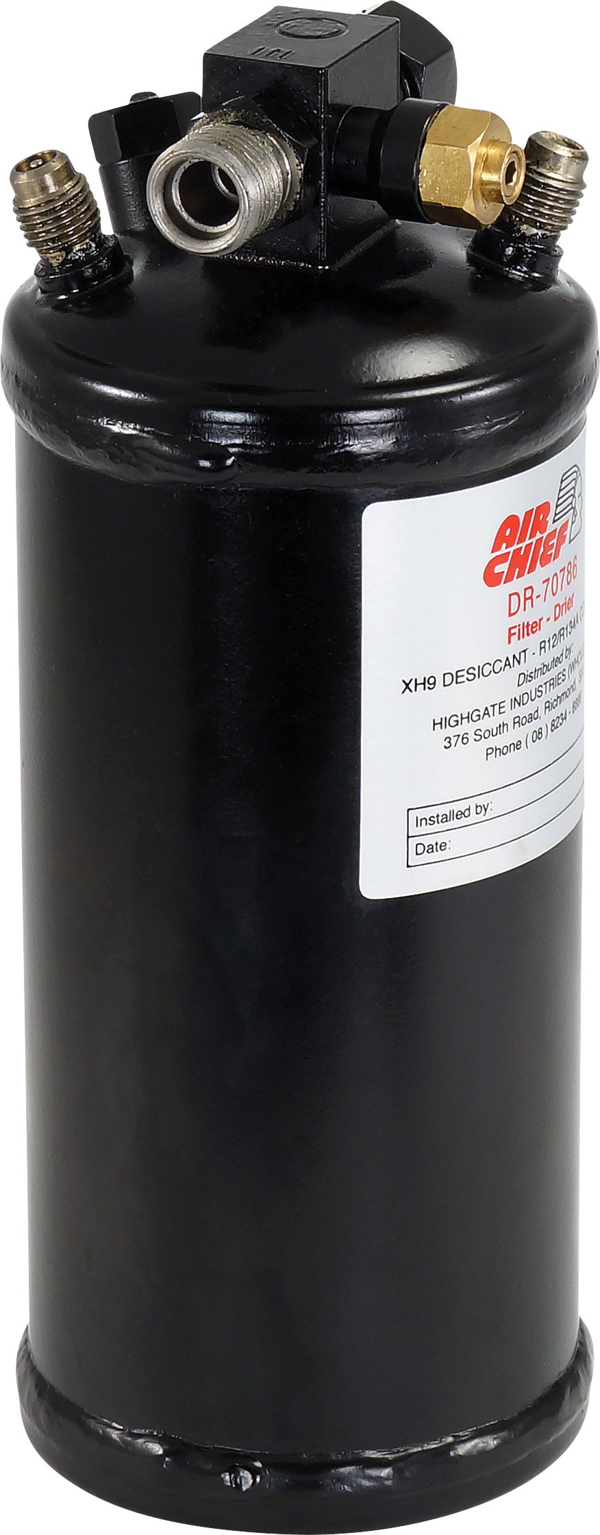 DRIER, OR-FOR 2-DV M/IND R12, 11MM (1/4 INCH) CHARGE PORTS, 210X76, FREIGHTLINER