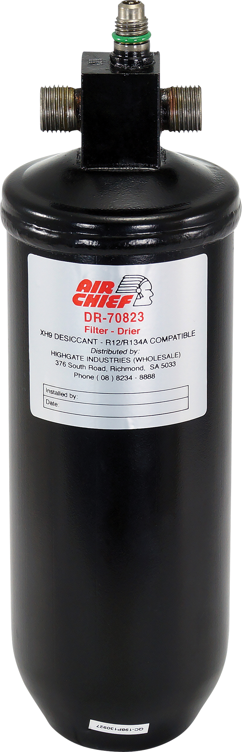 DRIER, OR-OR M16 1-SP, MALE SWITCH PORT, 235X75, IVECO TRUCK EURO MT3500, MP4500, LD5500