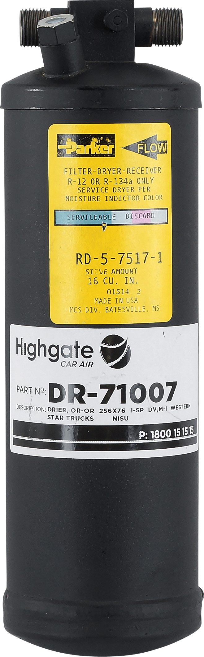 DRIER, OR-OR 1-SP DV M-I, 256X76, WESTERN STAR TRUCKS