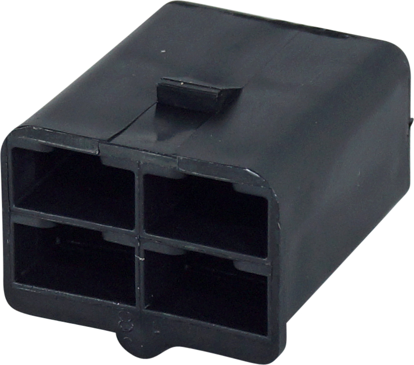 ELECTRICAL CONNECTOR, HOUSING, APTIV, FEMALE, 4PIN , BLACK 56 SERIES