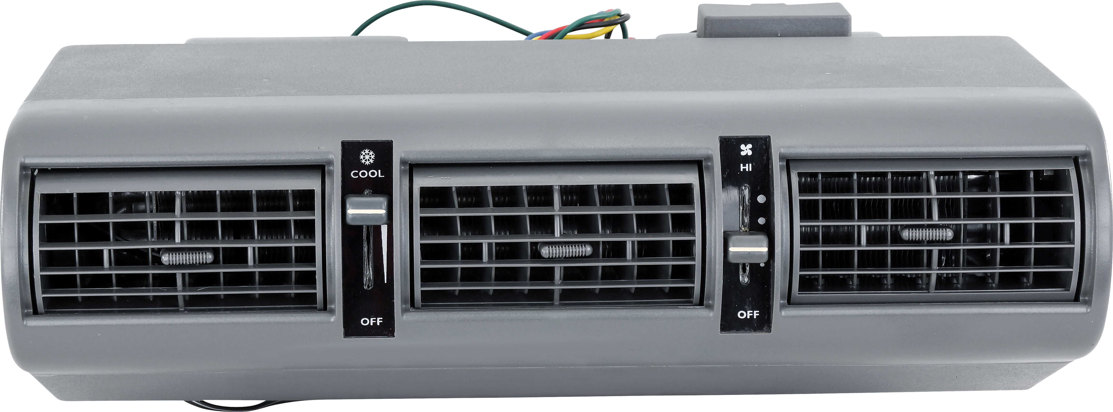 EVAPORATOR UNIT, UNDERDASH, AIR-CHIEF, FORMULA 3, 12V, COOLING ONLY, REMOTE CONTROL, GREY