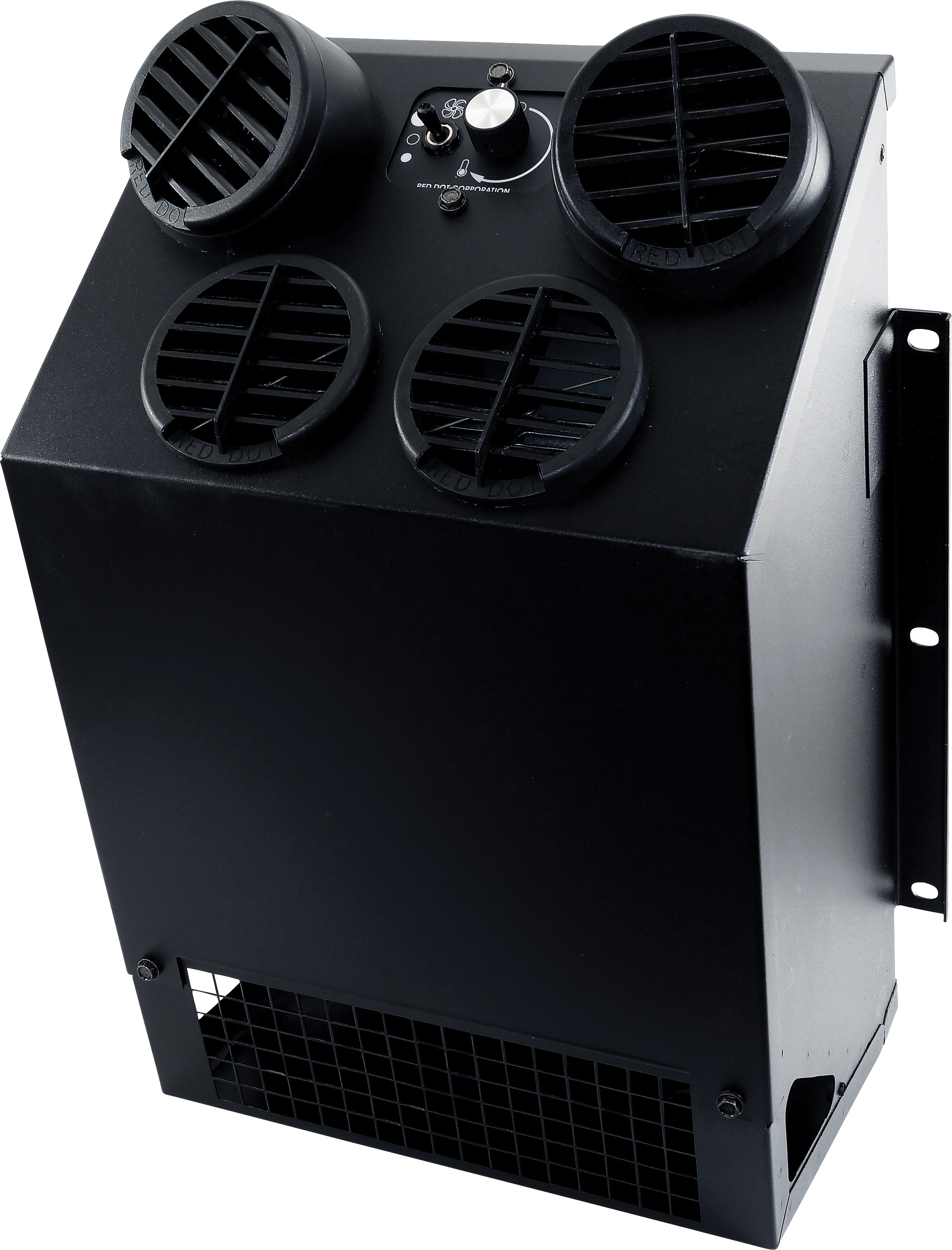 EVAPORATOR UNIT, WALL MOUNT, RED DOT, R7830, 12V, COOLING ONLY, METAL, BLACK