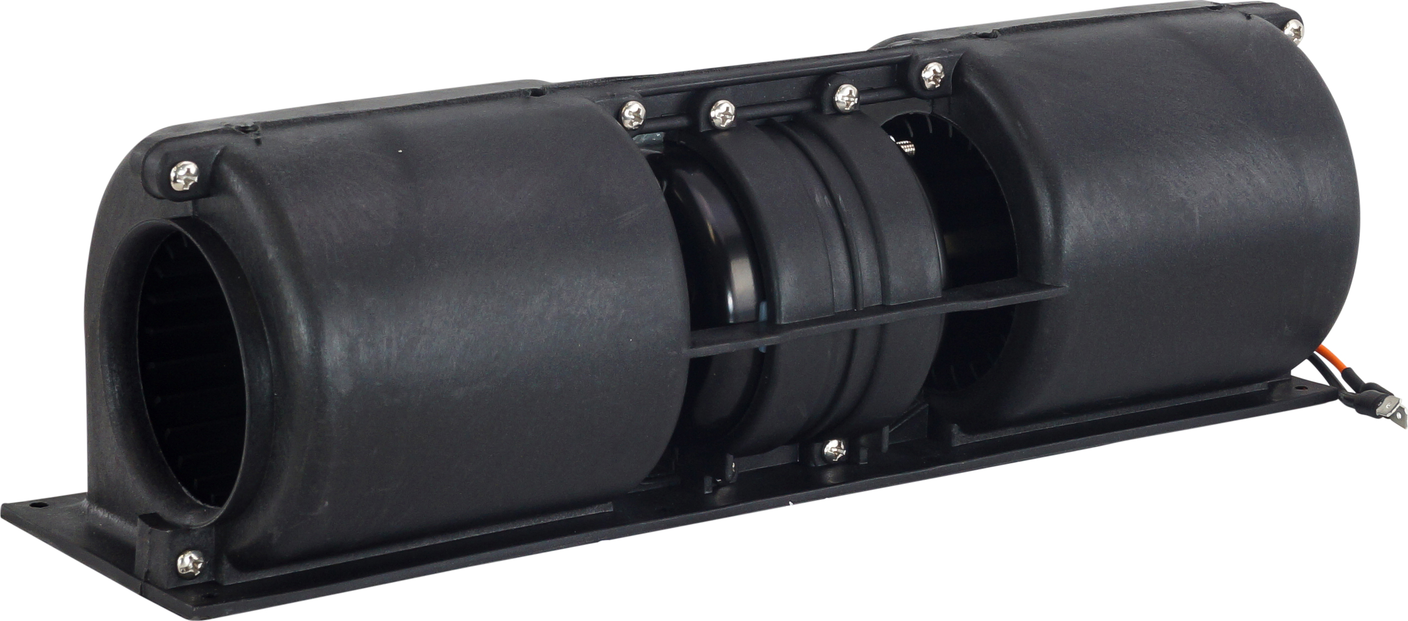EVAPORATOR BLOWER ASSEMBLY, DUAL, 12V, AMBULANCE, TO SUIT ROOFTOP CONDENSER