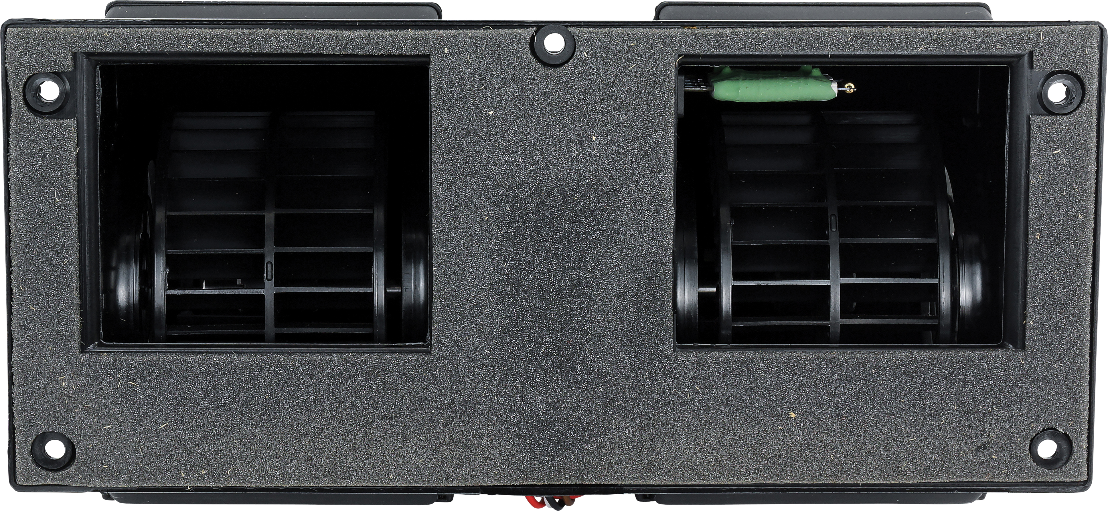 Evaporator dual blower to suit Case header tractor Aurora DRG1200 12V 3-SPD resistor kit w/ wiring h