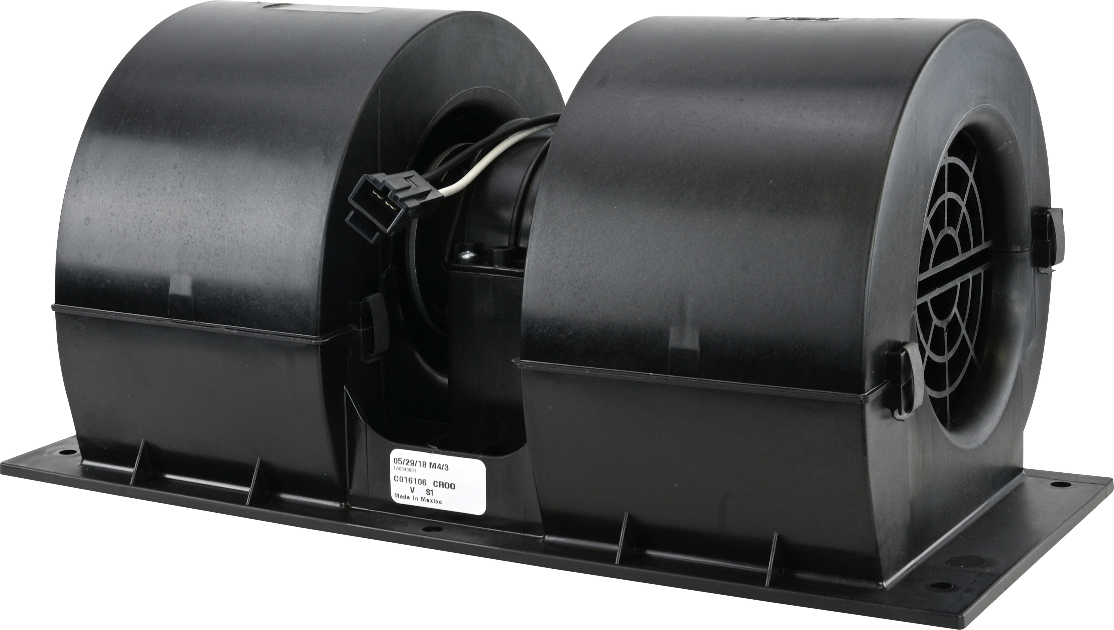 EVAPORATOR BLOWER ASSEMBLY, DUAL, BERGSTROM, 12V, MOUNTING BASE 375 X 165MM, 1-SPD, CASE, NEW HOLLAN