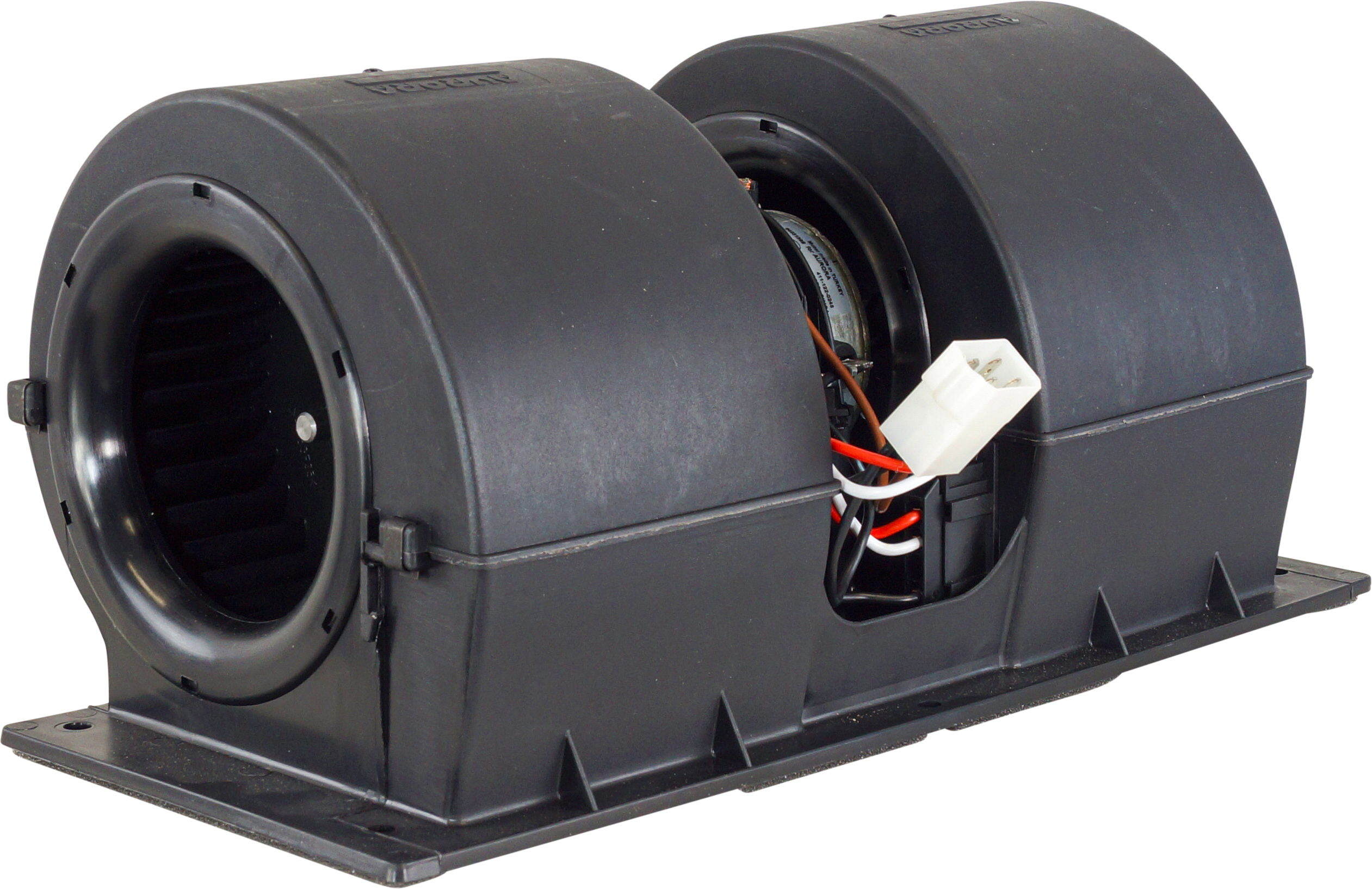 EVAPORATOR BLOWER ASSEMBLY, DUAL, AURORA DRG1200, 24V, 375 X 197 X 178MM, 3-SPD, CASE CONSTRUCTION,