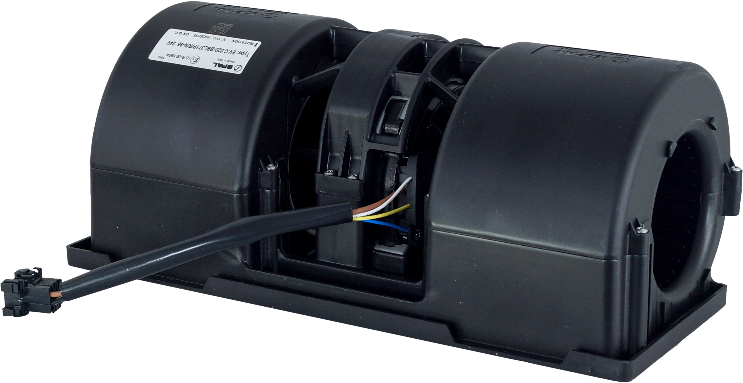 EVAPORATOR BLOWER ASSEMBLY, SPAL, 24V, EPIROC, BRUSHLESS, 3850 RPM