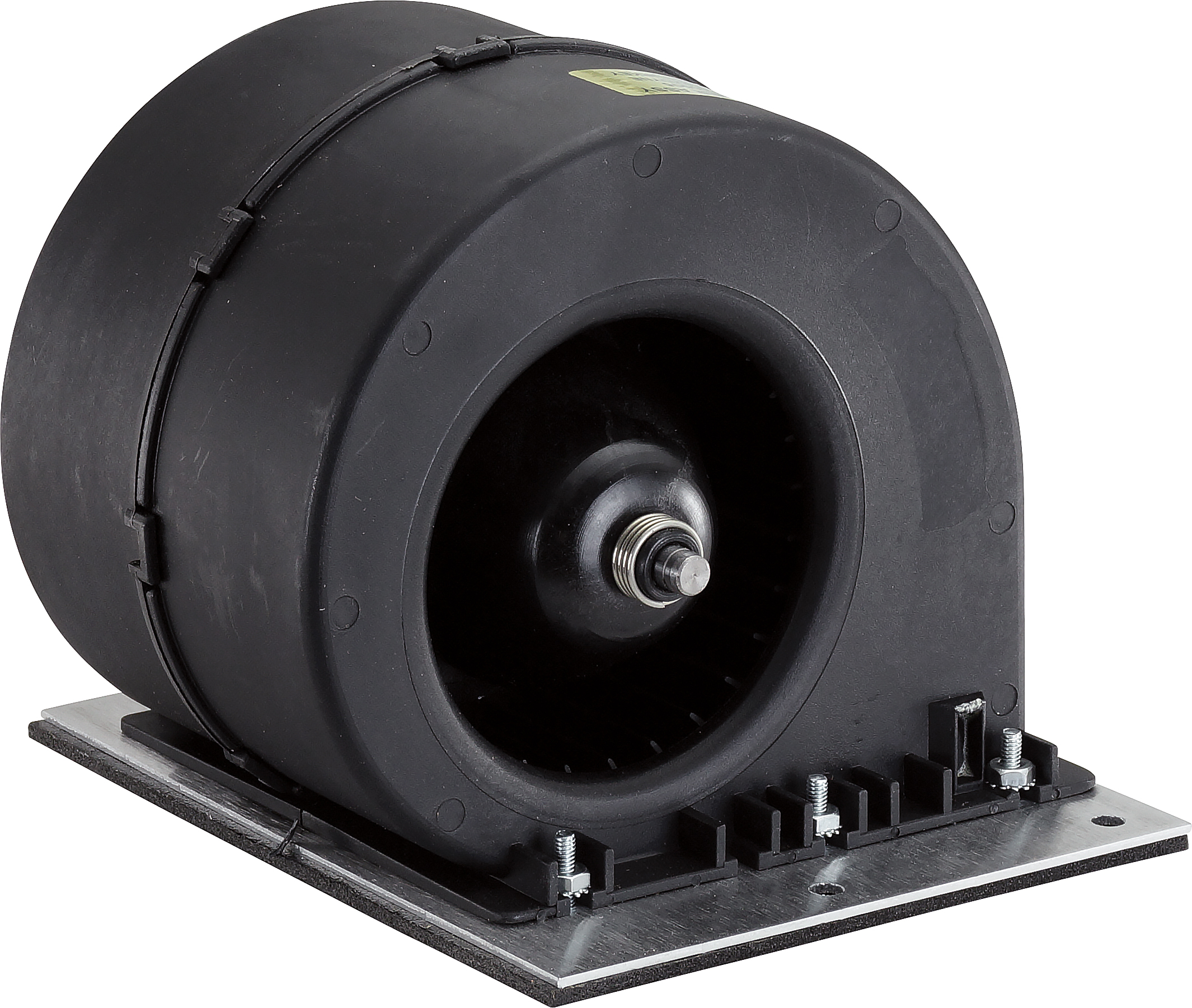 EVAPORATOR BLOWER ASSEMBLY, SINGLE, A/M VERSION OF OE BOSCH, 12V, JOHN DEERE, PLASTIC CASE, SIDEWIND