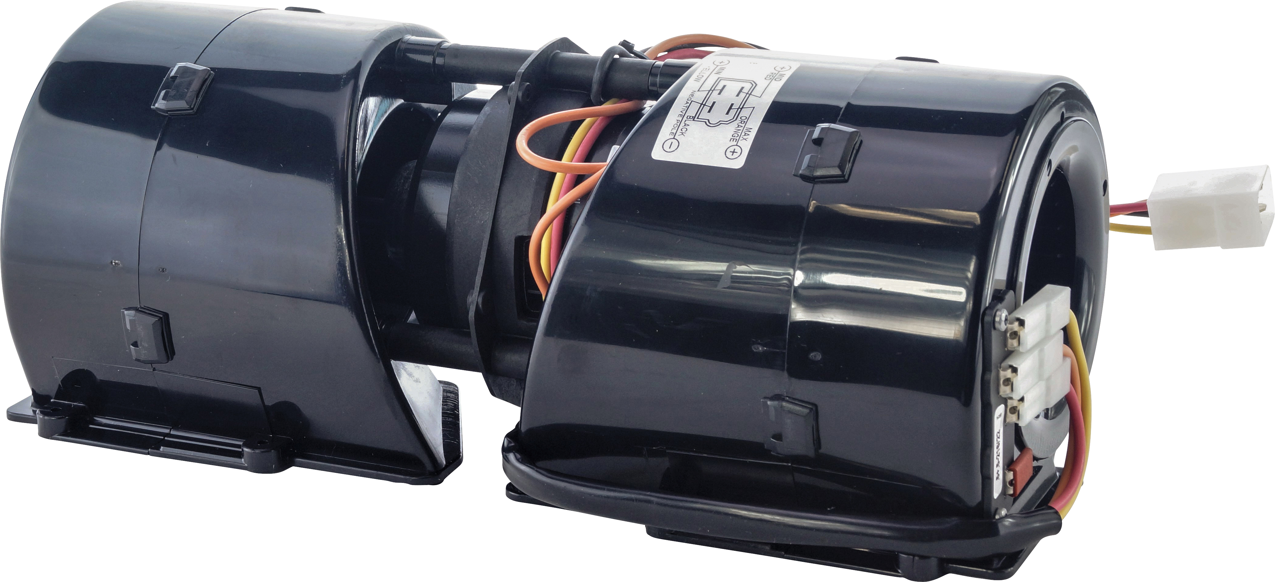 Evaporator dual blower to suit Case JX, New Holland tractor Spal 12V plastic case *May require 2