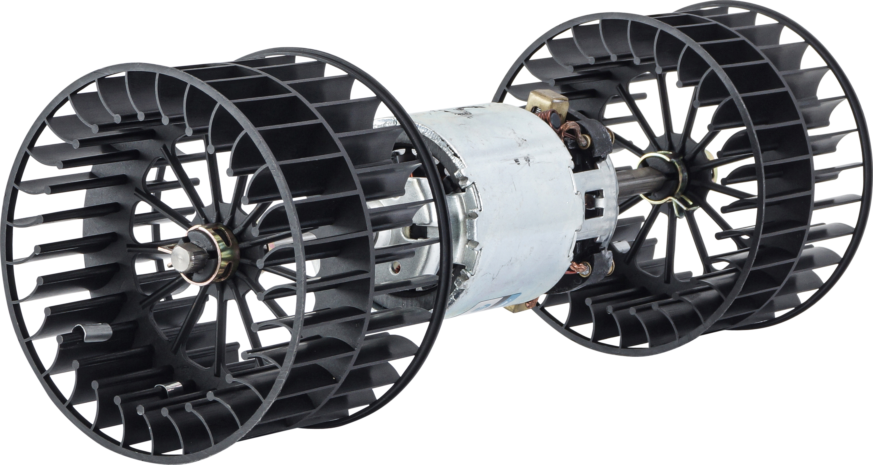 EVAPORATOR BLOWER ASSEMBLY, DUAL, DEUTZ, ALLIS, WITH WHEELS