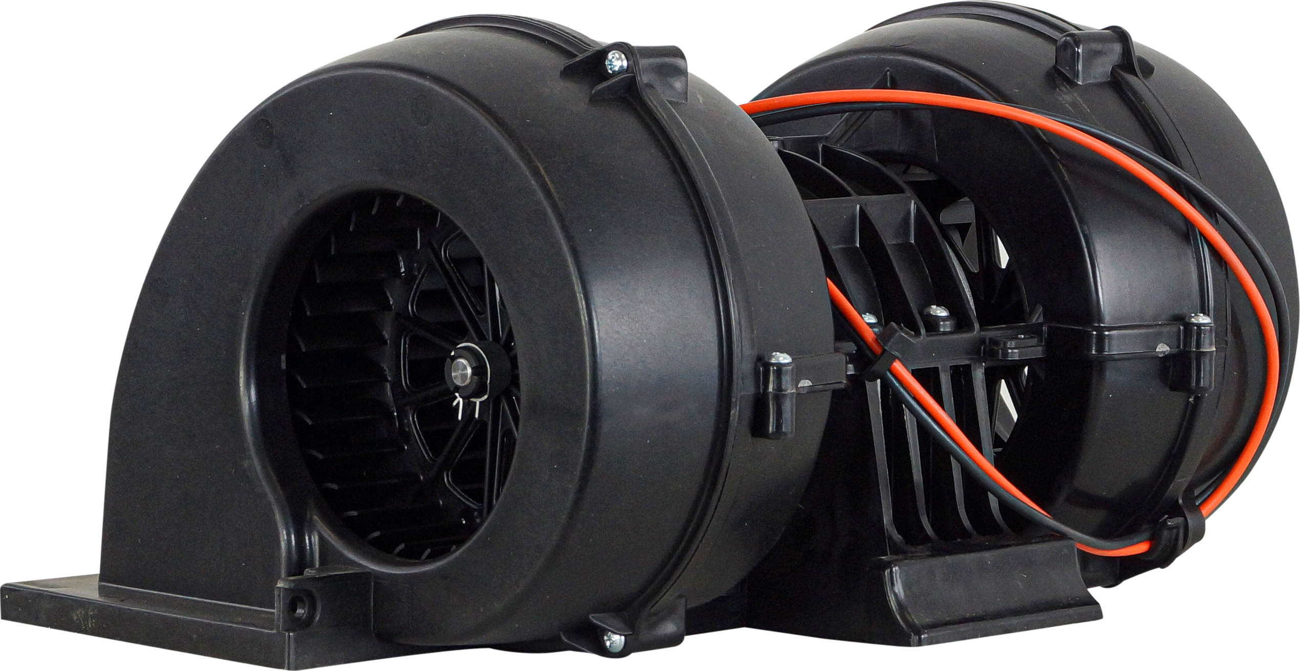 BLOWER ASSEMBLY, DUAL, 12V, SUITS INTERNATIONAL PROSTAR TRUCKS, BASE DIM:328X163MM