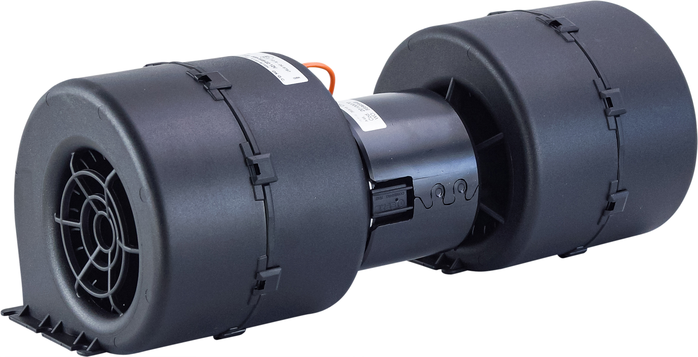 EVAPORATOR BLOWER ASSEMBLY, SPAL, 12V, IN-BUILT RESISTOR, PLASTIC CASE, FENDT 211P TRACTOR
