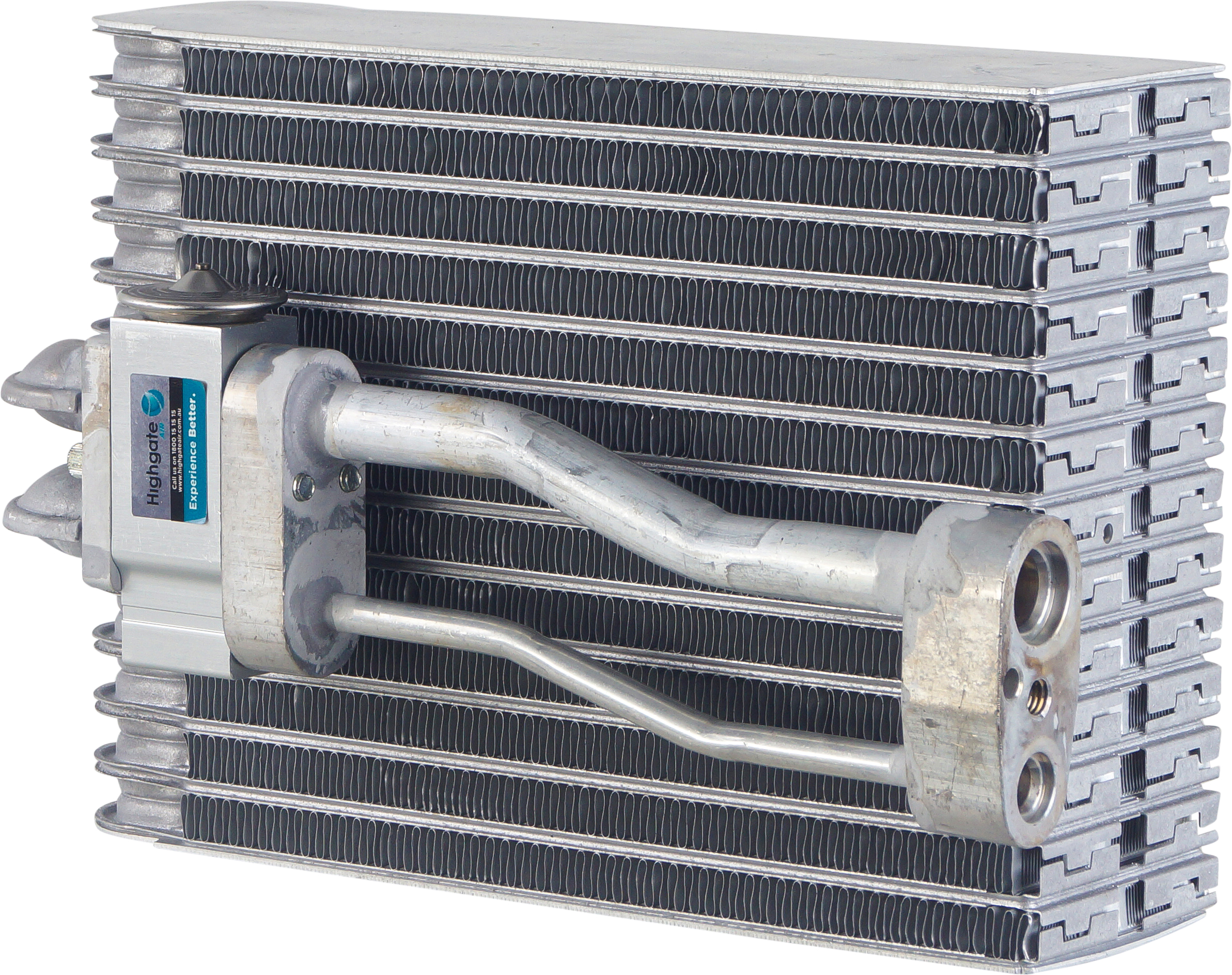 EVAPORATOR, COIL, KENWORTH K108, T909, K200, REPL. DELPHI, 175 X 250 X 75MM, INCL TX VALVE AND PIPES