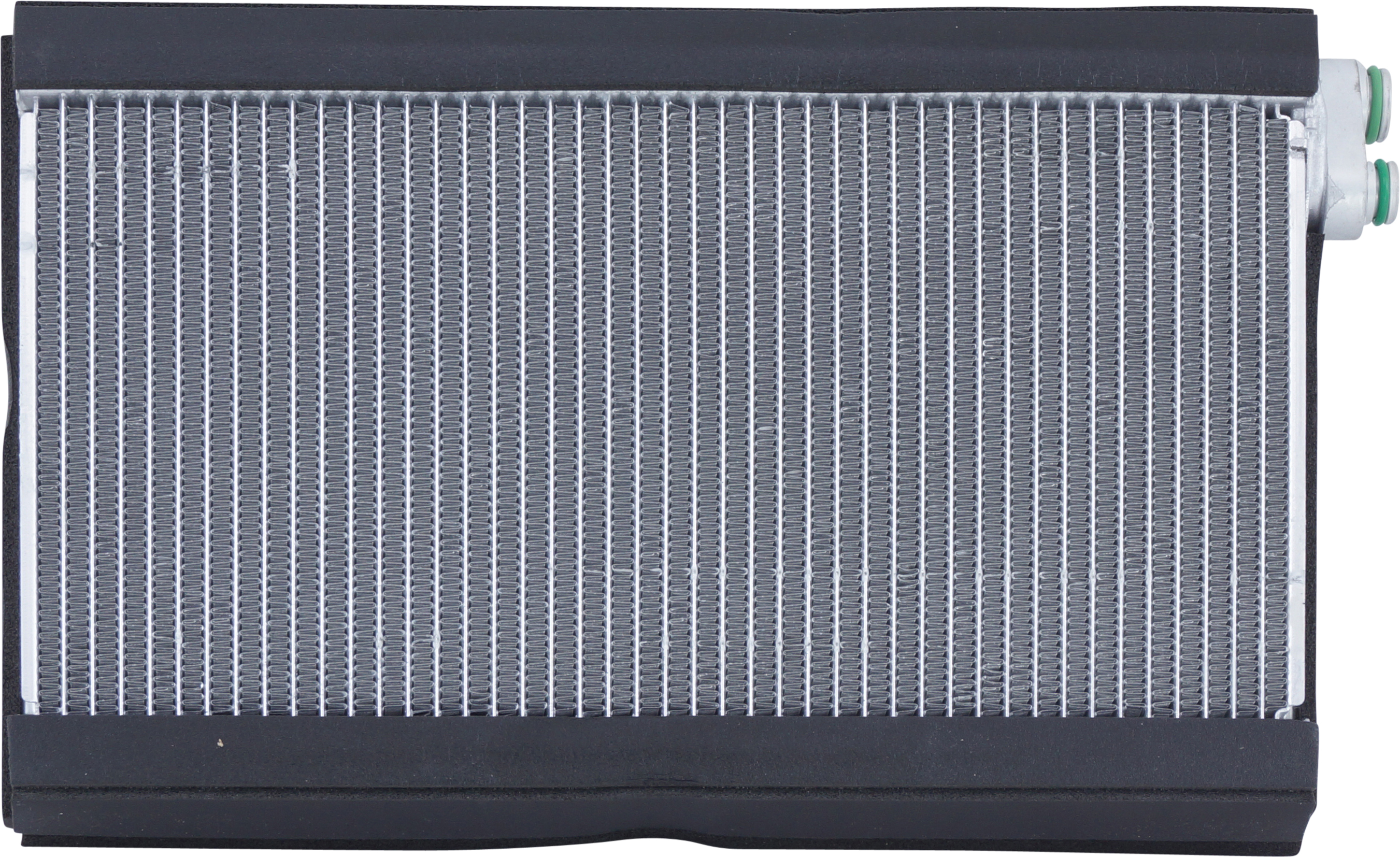 Evaporator coil to suit Kubota tractor M-Series, suits TX valve block - 317x203x38mm