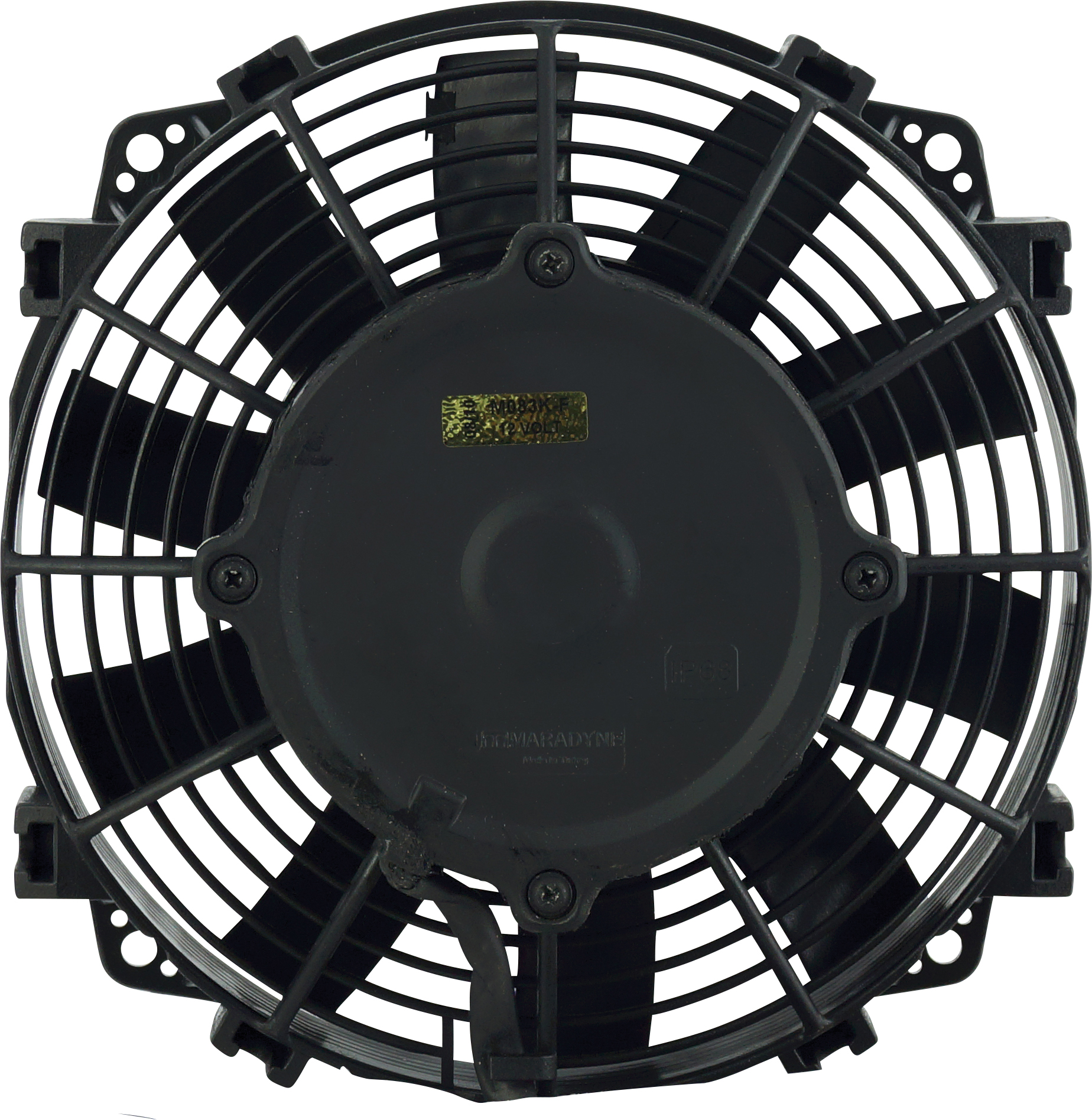 FAN, CONDENSER, MARADYNE, 12V, 200MM (8 INCH), REVERSIBLE, SKEW BLADE