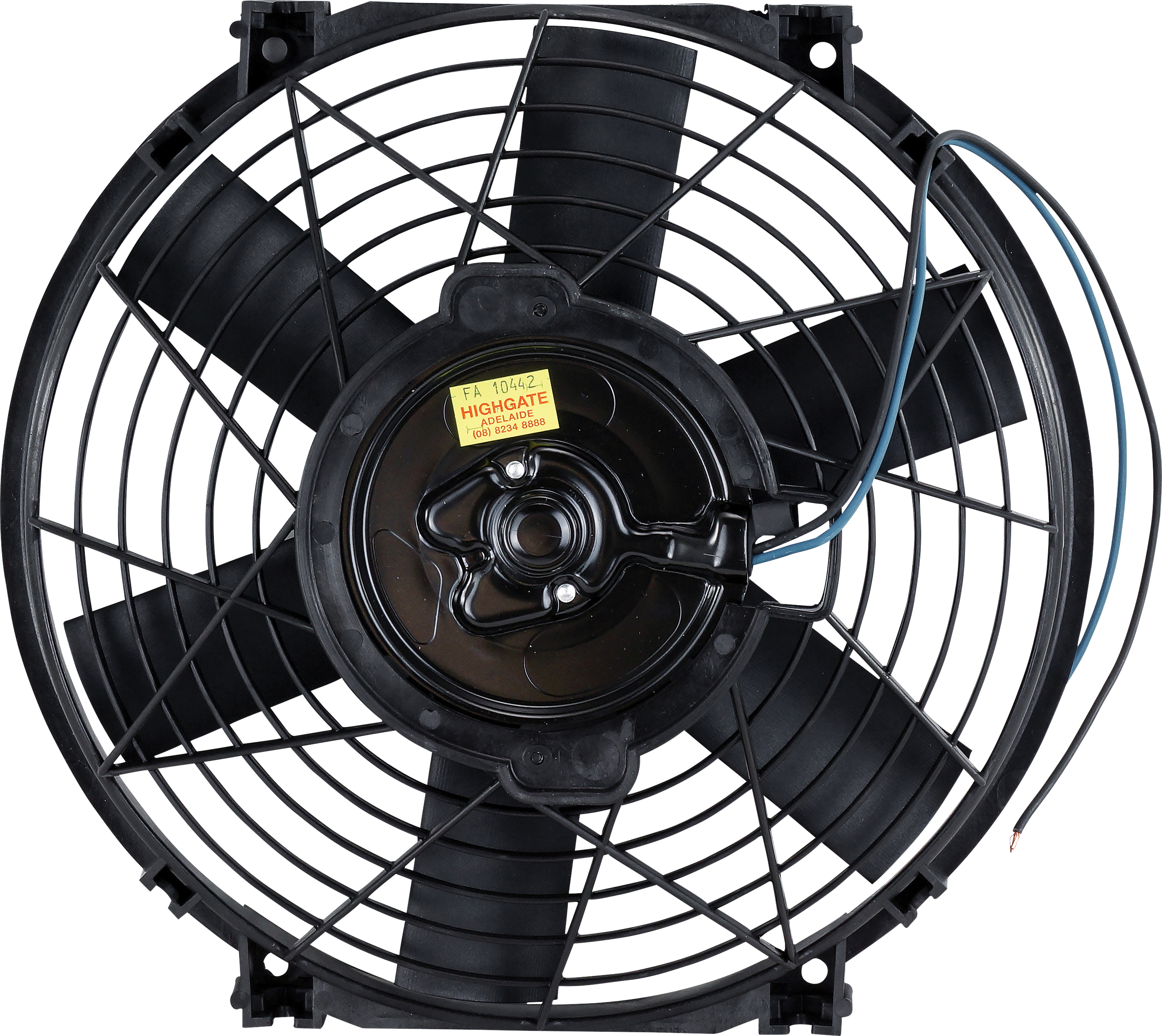 FAN, CONDENSER, DAVIES CRAIG DCSL10, 12V, 250MM (10 INCH), REVERSIBLE, STRAIGHT BLADE, 90W, 278MMx27