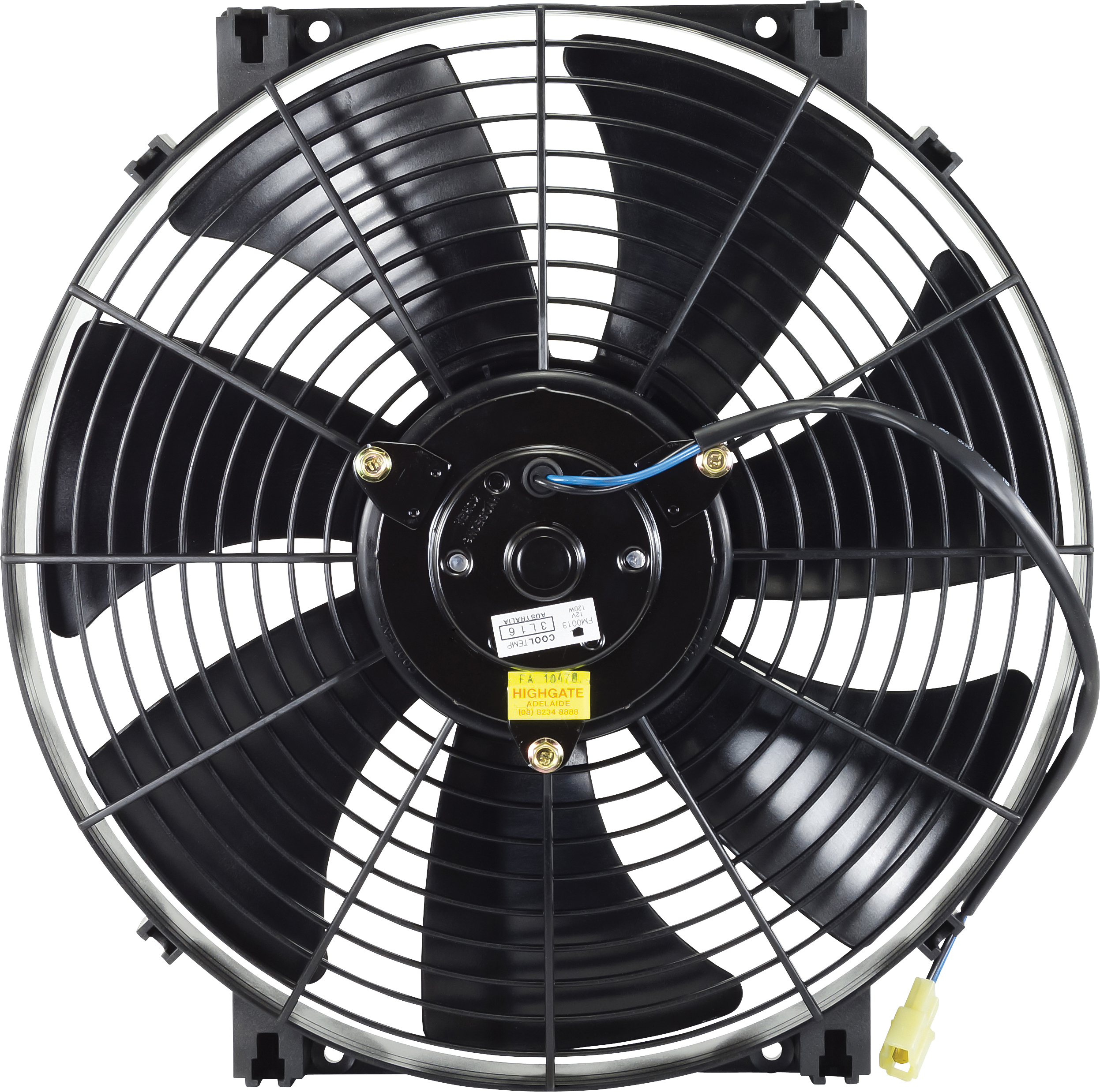 FAN, CONDENSER, COOLTEMP, 12V, 335MM (14 INCH), REVERSIBLE, SKEW BLADE