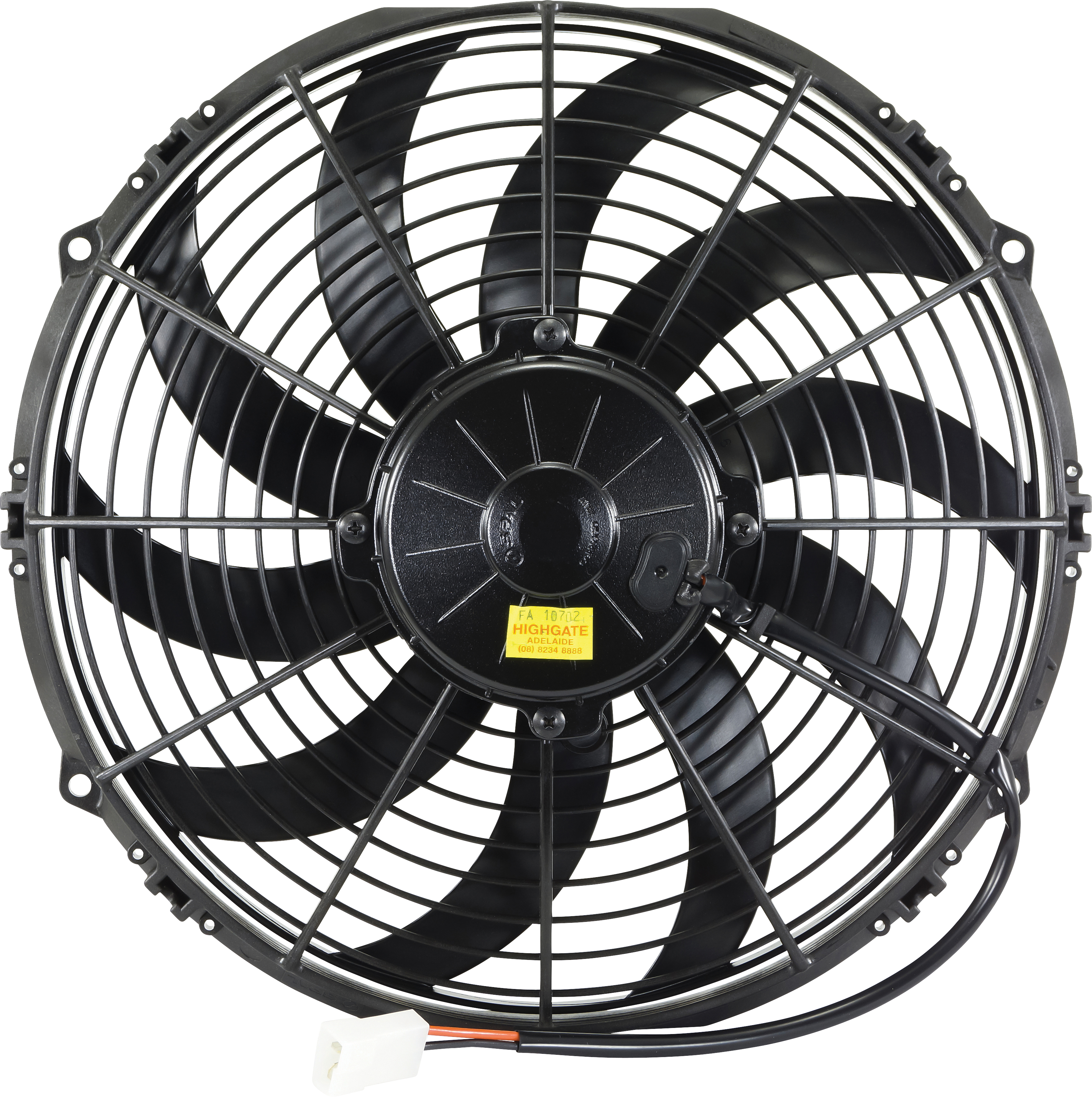 FAN, CONDENSER, SPAL, 12V, 305MM (12 INCH), PULLER, SKEW BLADE, LONG LIFE MOTOR