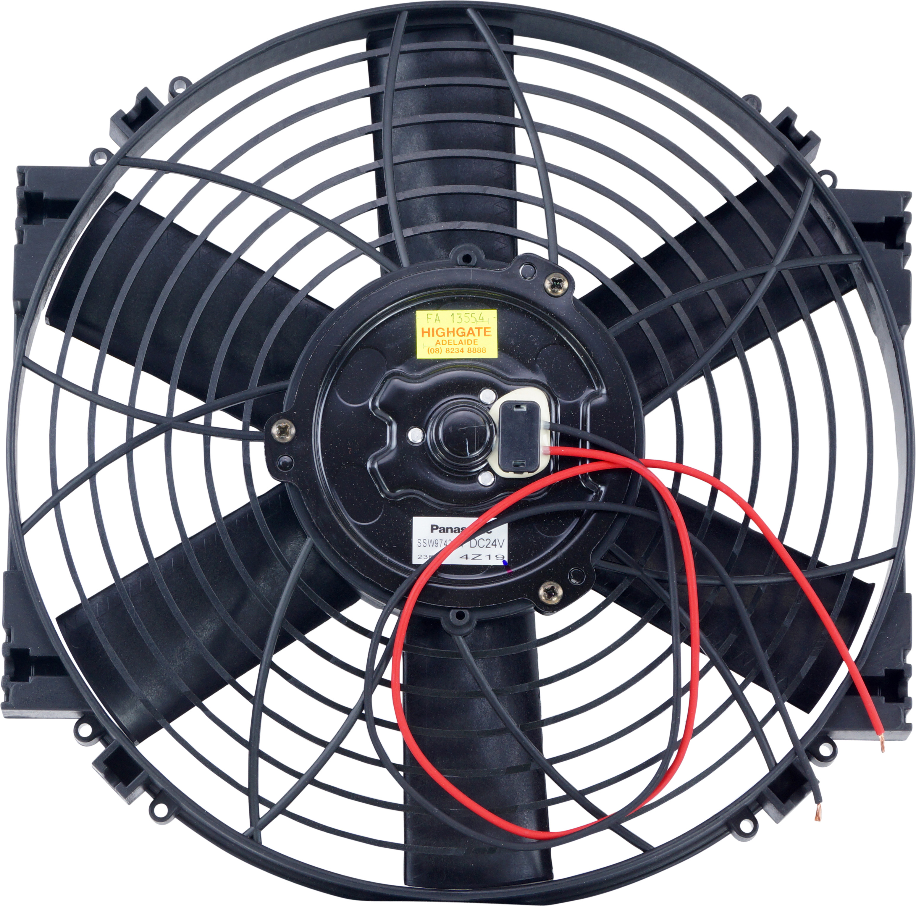 FAN, CONDENSER, DAVIES CRAIG DCSL12, 24V, 285MM (12 INCH), REVERSIBLE, STRAIGHT BLADE, 108W