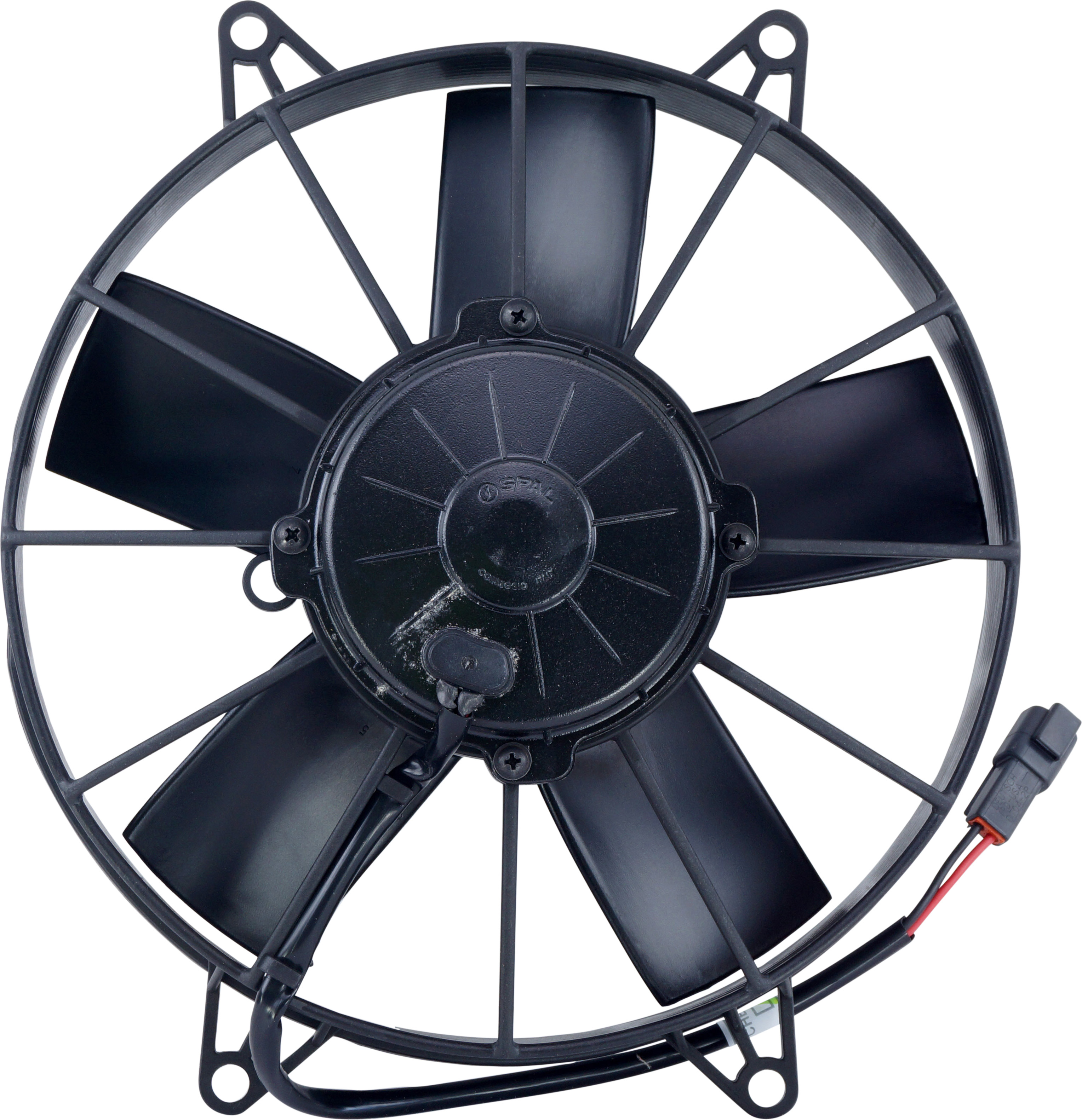 FAN, CONDENSER, SPAL, 24V, 255MM (10 INCH), PULLER, PADDLE BLADE, LONG LIFE MOTOR