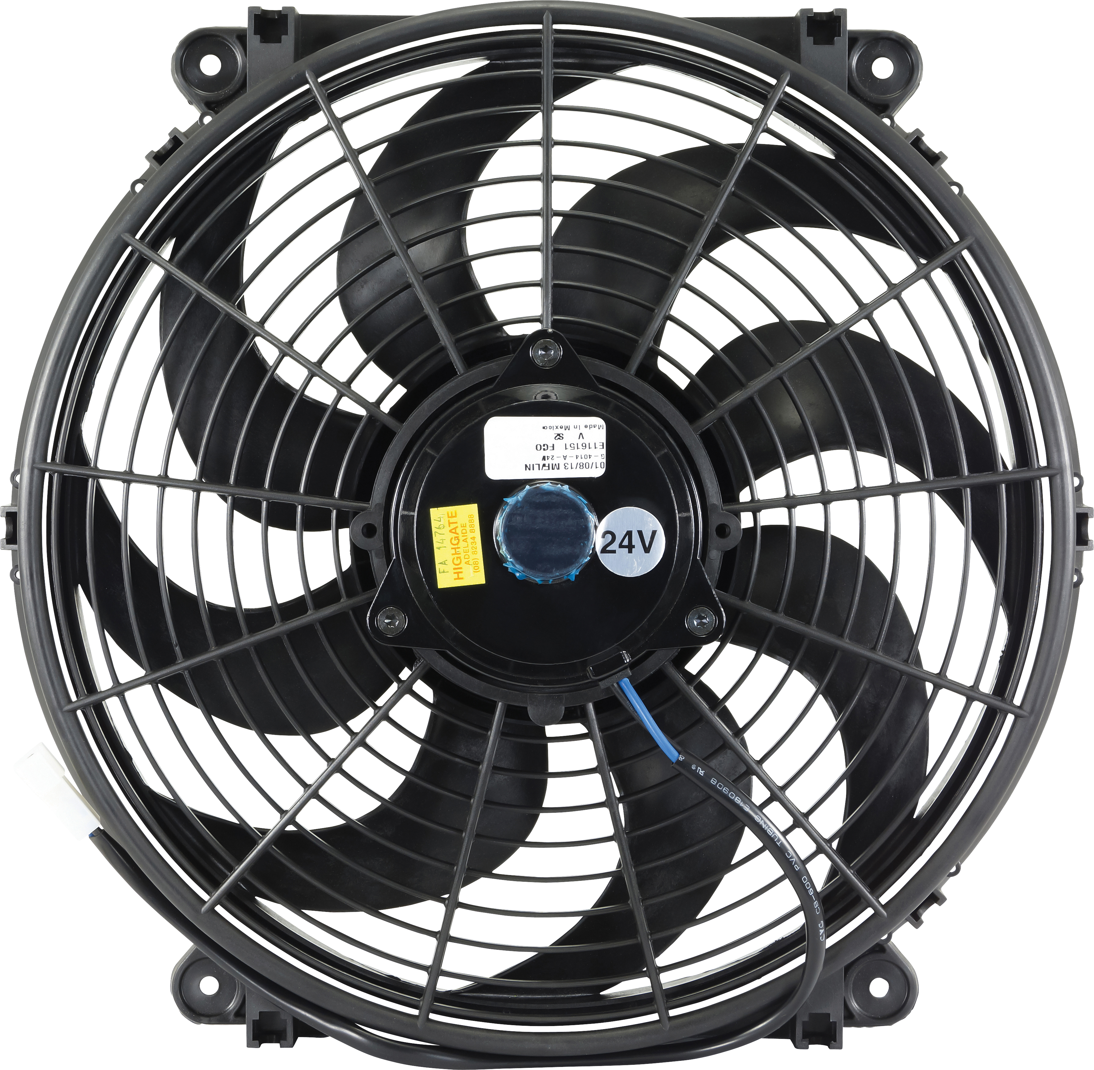 FAN, CONDENSER, TRIPAC, 24V, 335MM (13 INCH), REVERSIBLE, SKEW BLADE