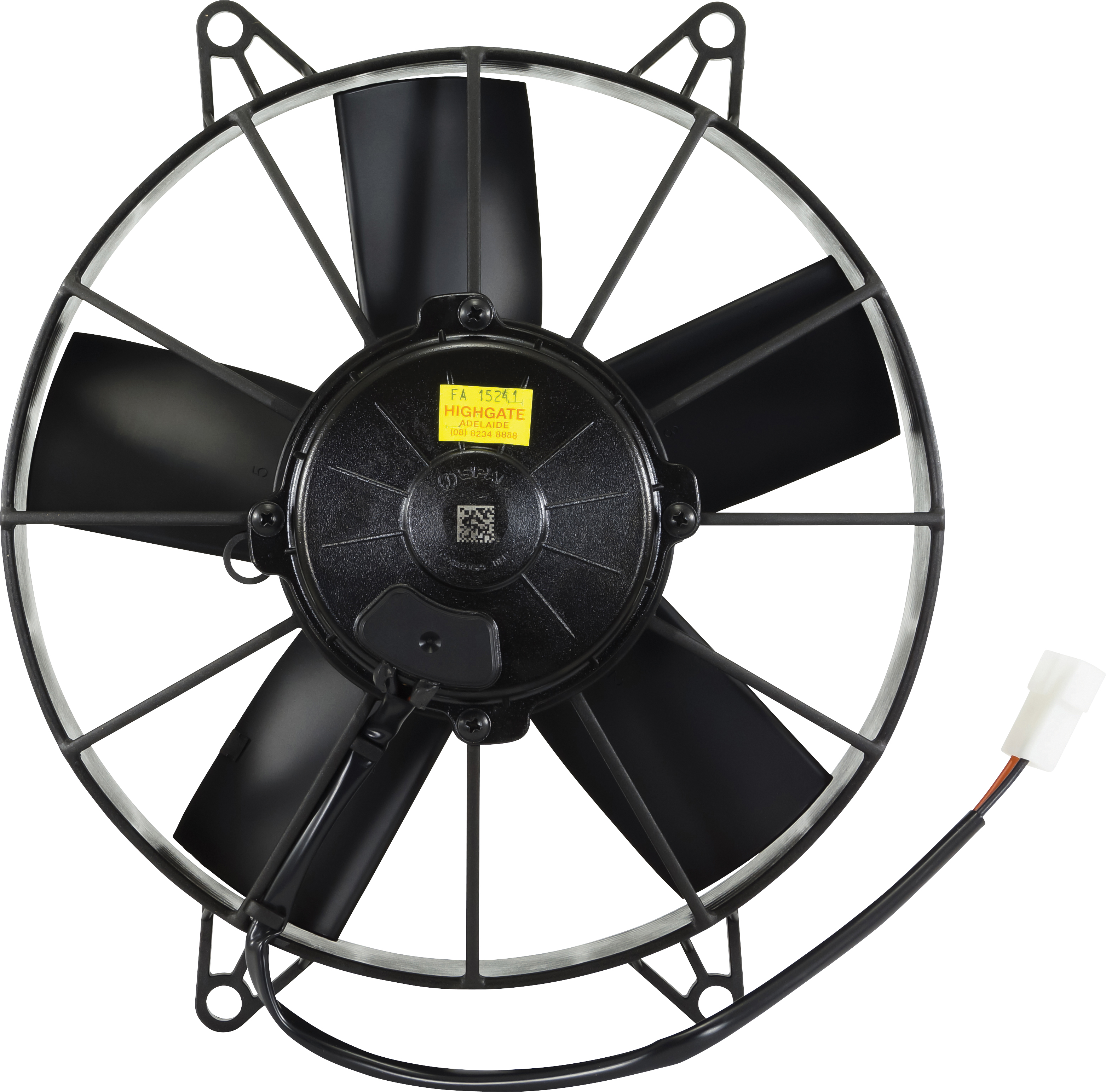 FAN, CONDENSER, SPAL, 24V, 255MM (10 INCH), PUSHER, STRAIGHT BLADE, LONG LIFE MOTOR