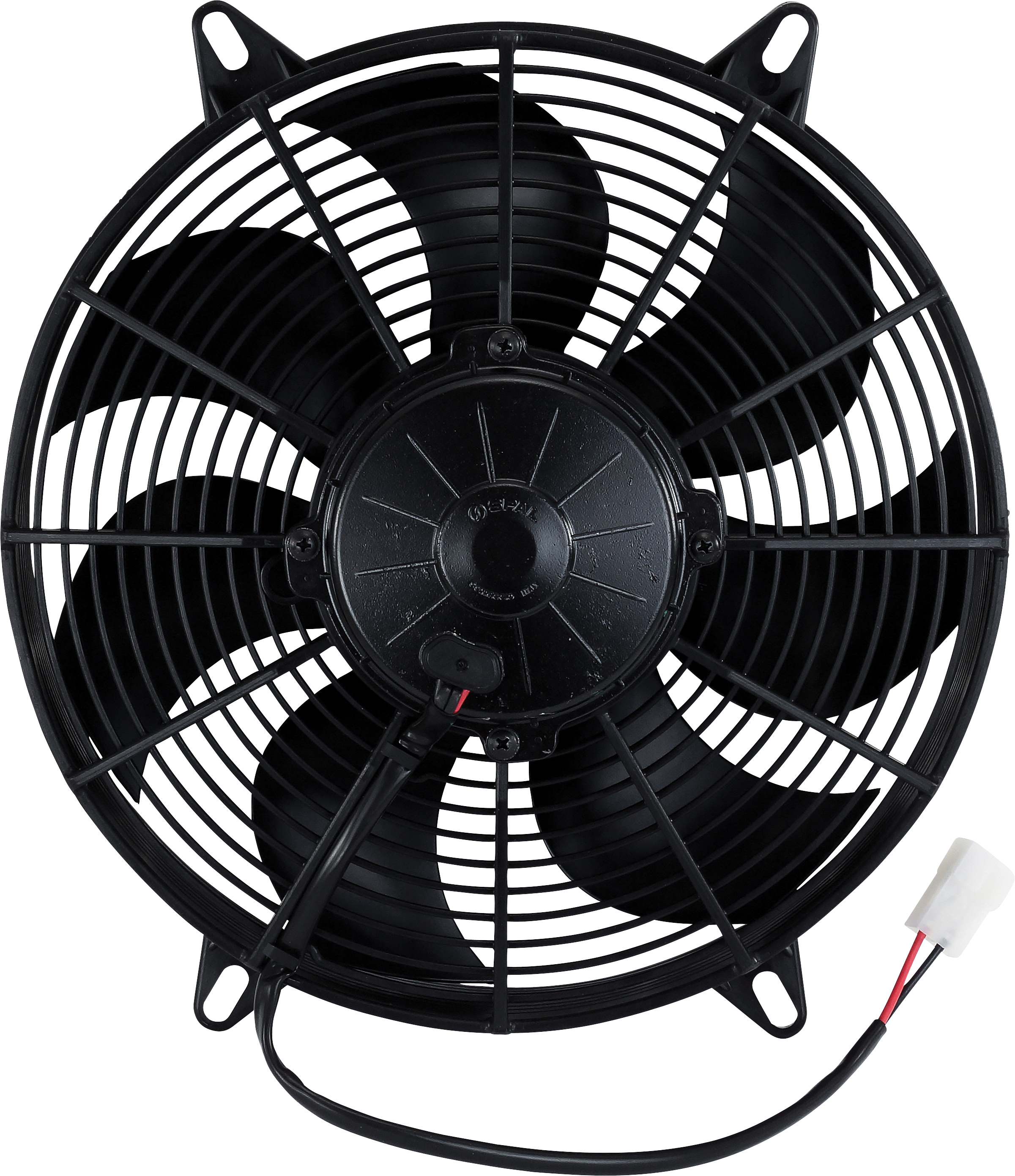 FAN, CONDENSER, SPAL, 24V, 280MM (11 INCH), PULLER, SKEW BLADE, LONG LIFE MOTOR