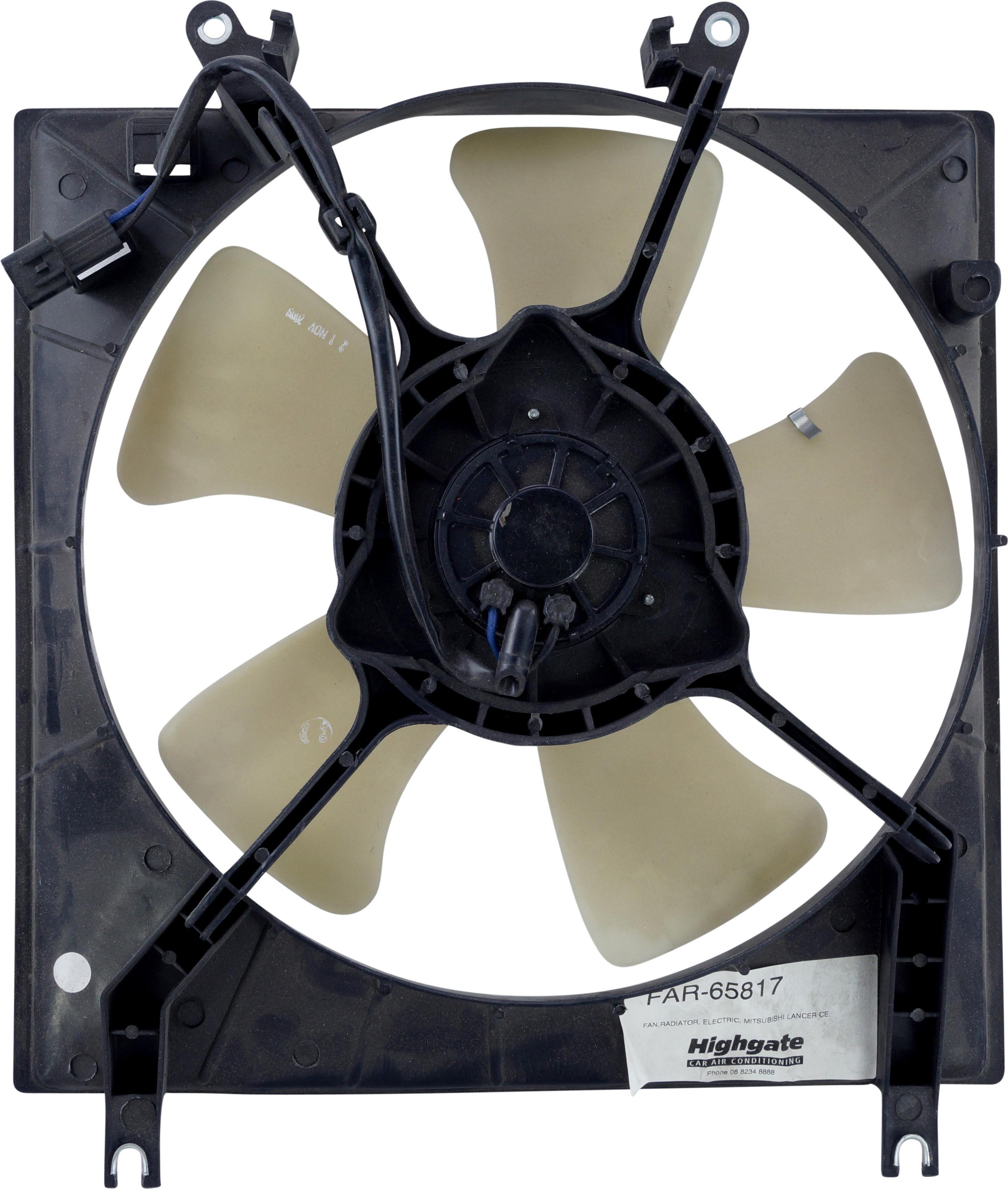 FAN, RADIATOR, OEM REPLACEMENT, MITSUBISHI LANCER CE 5/96-02